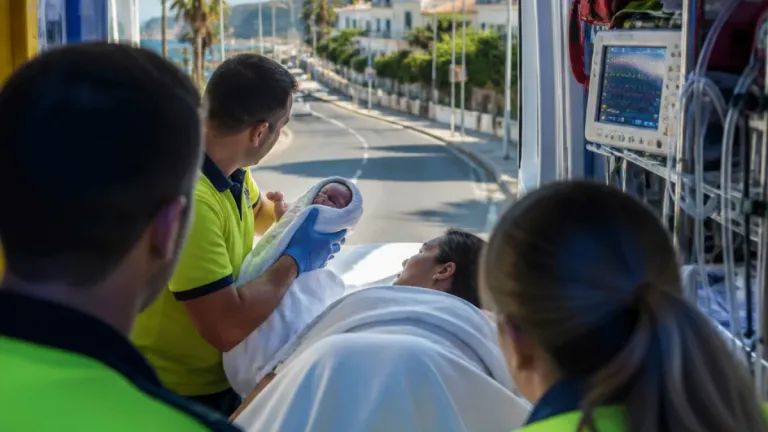 Bombeiros de Lagos assistem nascimento de bebé numa ambulância: terceiro parto do ano