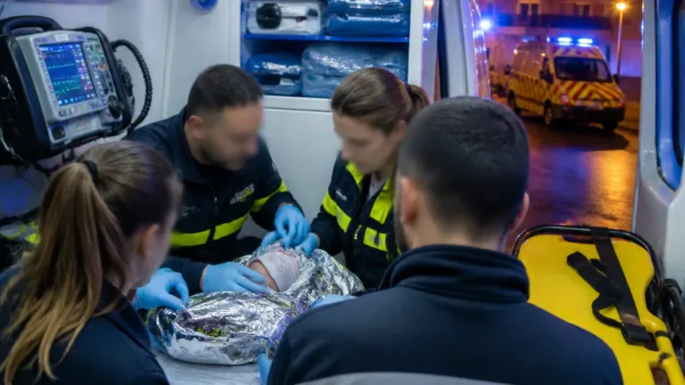 Bombeiros de Seia assistem parto durante serviço e mãe e bebé seguem em boas condições