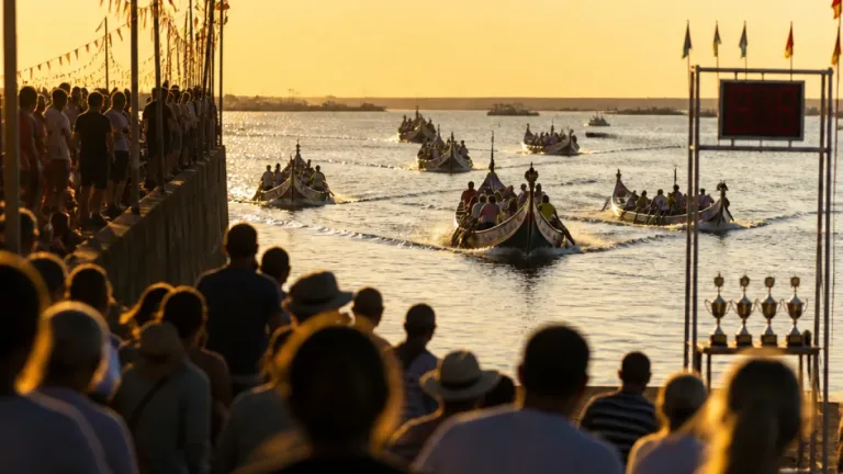 Cais do Bico encheu para a Regata de Moliceiros do Emigrante, com mais de 1.000 espectadores