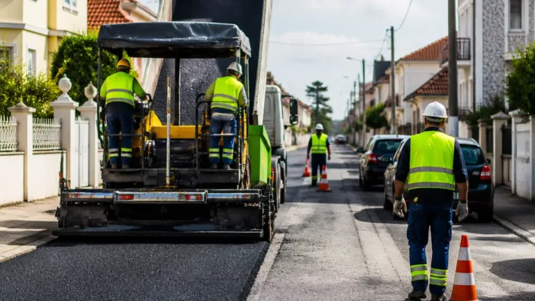 Câmara de Aveiro executa trabalhos de asfaltagem na Rua do Canarim, em Esgueira