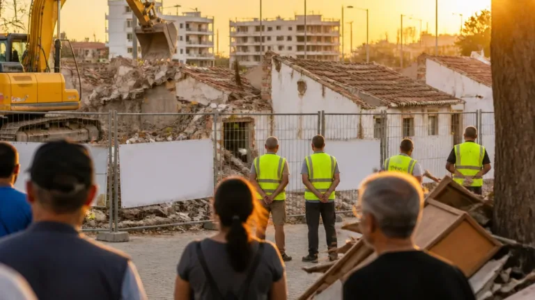 Câmara de Santarém demole construções irregulares para abrir terreno a projeto privado de habitação
