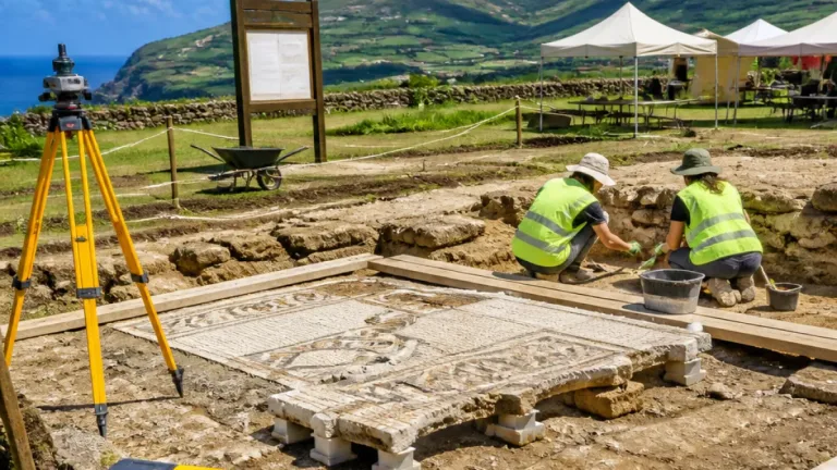 Campanha arqueológica de 2026 reforça visibilidade da Villa Romana da Horta junto à comunidade