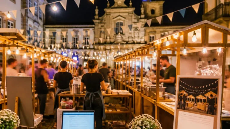 Candidaturas abertas para Praças Alimentares da Noite Branca de Braga 2026