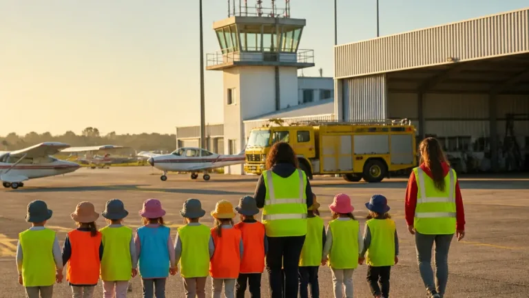 Castelo Branco: Aeródromo recebe visita pedagógica de 70 crianças e aproxima comunidade