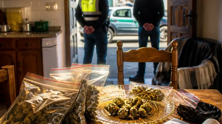 Castelo Branco: GNR detém dois por tráfico e apreende mais de 800 g de canábis