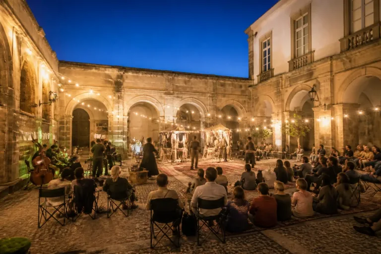 Cendrev leva António Torrado ao ar livre no Pátio do Palácio do Vimioso
