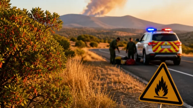 Cinco concelhos do distrito de Portalegre sob aviso de perigo máximo de incêndio