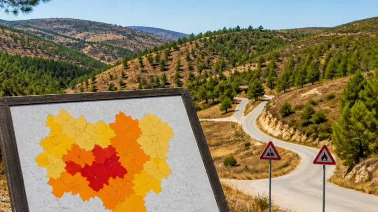 Cinco concelhos do distrito de Viseu estão hoje em risco máximo de incêndio rural