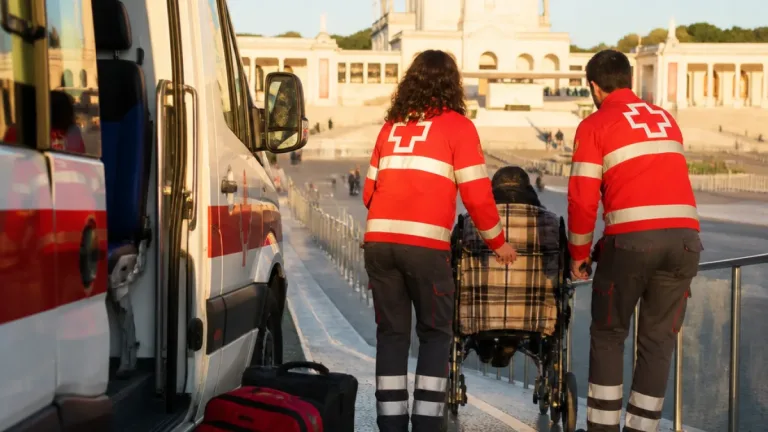 Coimbra: Ambulância Mágica leva D. Madalena ao Santuário de Fátima