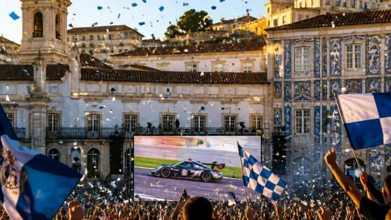 Coimbra celebra triunfo de Filipe Albuquerque nas 6 Horas de Road America