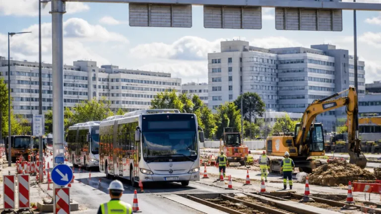 Coimbra: via dedicada de metrobus para o Pediátrico não ficará pronta até arranque da linha