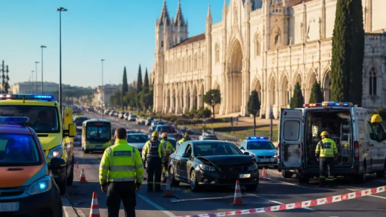 Colisão mortal na Avenida da Índia corta via em Lisboa junto ao Museu dos Coches