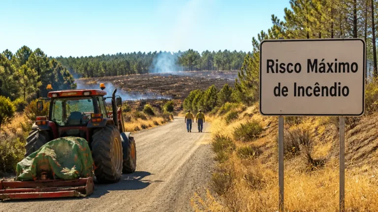 Concelhos do distrito de Bragança entre os 30 com risco máximo de incêndio esta quinta‑feira