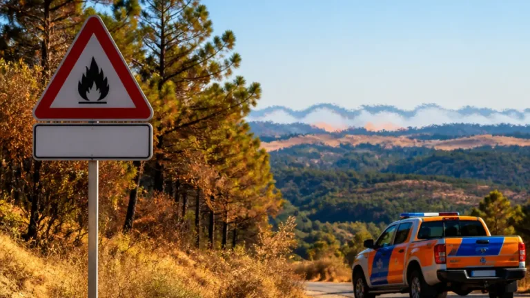 Concelhos do distrito de Faro entre os de perigo máximo de incêndio num dia de calor