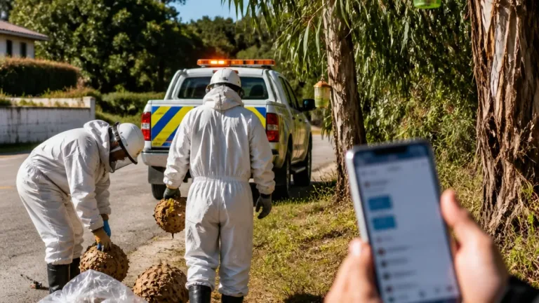 Cresce presença de vespa asiática em Cantanhede: 163 ninhos eliminados nos primeiros seis meses