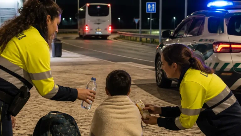 Criança de 11 anos é deixada numa área de serviço na A2 e pais seguem para recolher‑a