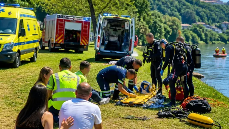 Criança de 8 anos em estado crítico após incidente numa praia fluvial do concelho de Coimbra