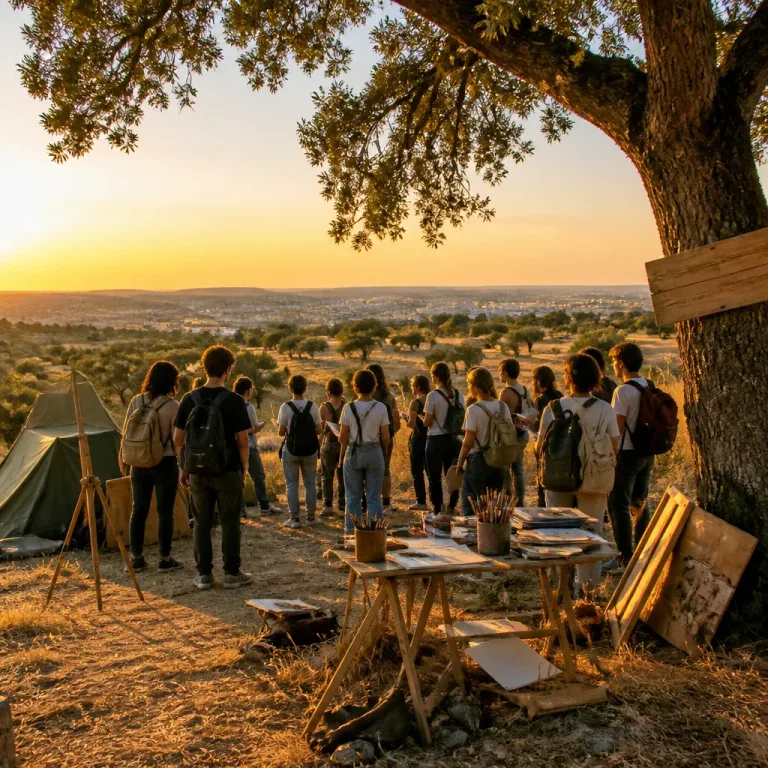 Projeto no Alentejo convida jovens a transformar o montado em obra artística
