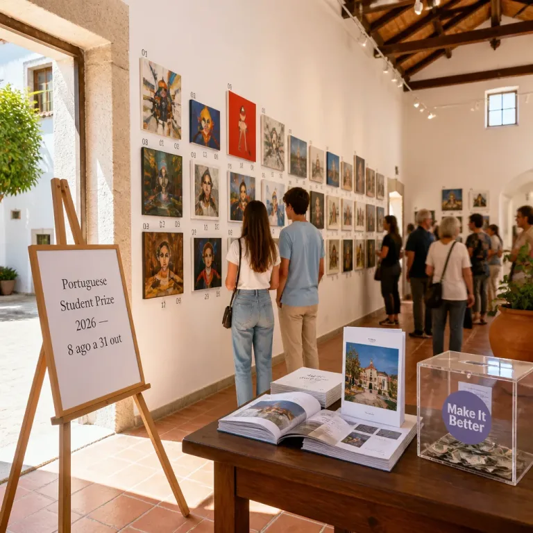 Exposição Portuguese Student Prize 2026 chega a Estremoz com 30 finalistas e apoio a arteterapia