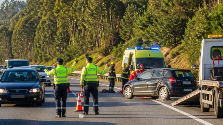 Despiste na A41 em Sobrado mobiliza socorro e provoca um ferido em Valongo
