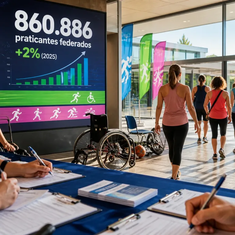 Praticantes federados atingem novo máximo: 860.886 inscritos em 2025