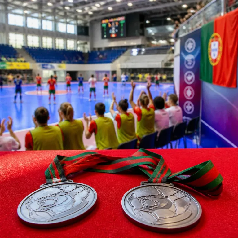 Portugal conquista duas pratas no Mundial Universitário de futsal em Varsóvia