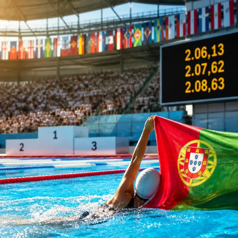 Camila Rebelo conquista prata nos 200 m costas e estabelece novo recorde nacional
