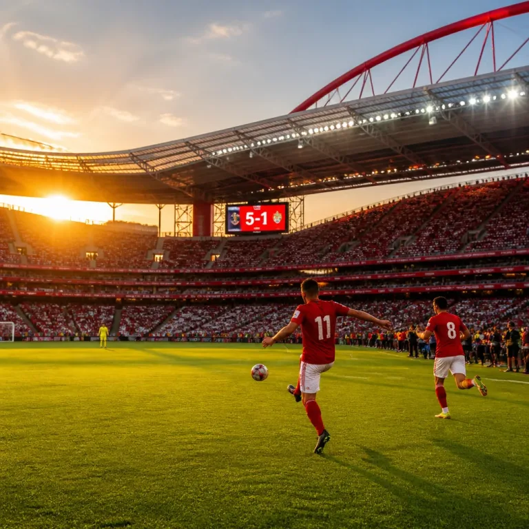 Benfica impõe-se por 5-1 na Luz e Jhon Durán brilha com golo e assistência