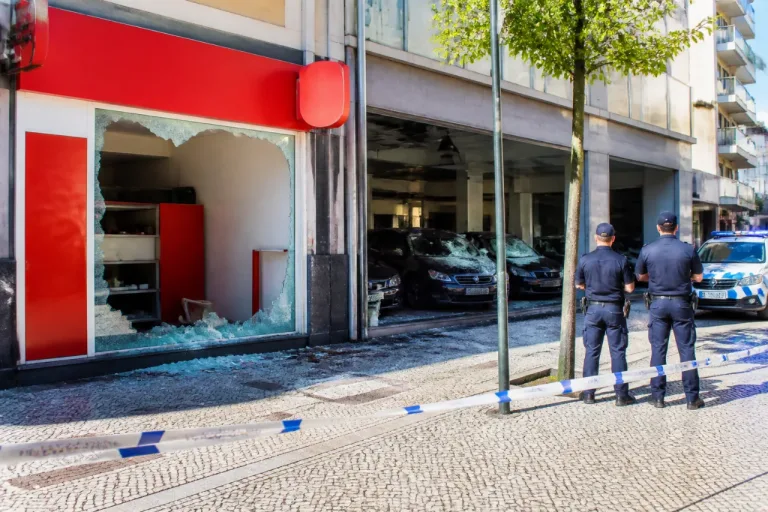 Detenção em flagrante em Leiria por actos de vandalismo com danos elevados