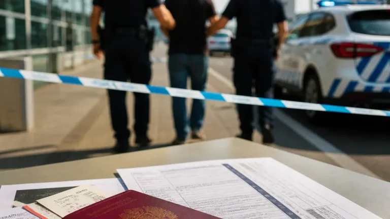 Detenção no Aeroporto do Porto por alegado uso de documentos falsos