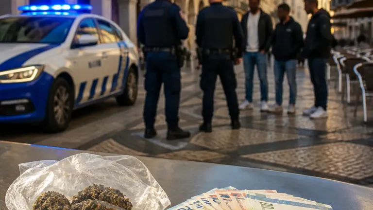Detenção por tráfico no centro histórico de Leiria reforça patrulhamento policial