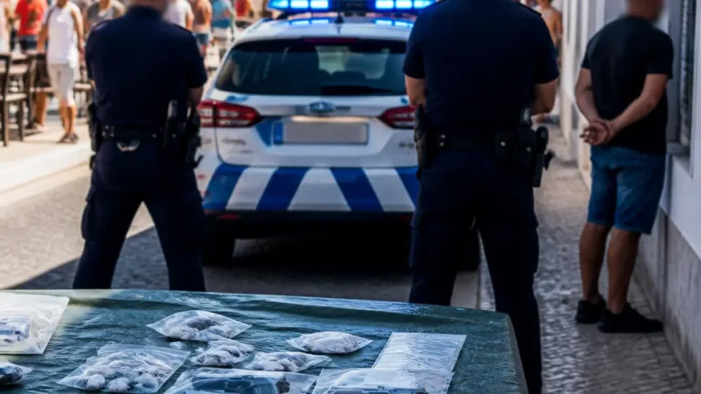 Detido em Monte Gordo por suspeita de tráfico de droga; foram apreendidas armas