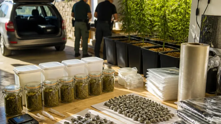 Detido em Ponte de Lima suspeito de tráfico com plantas e doses apreendidas