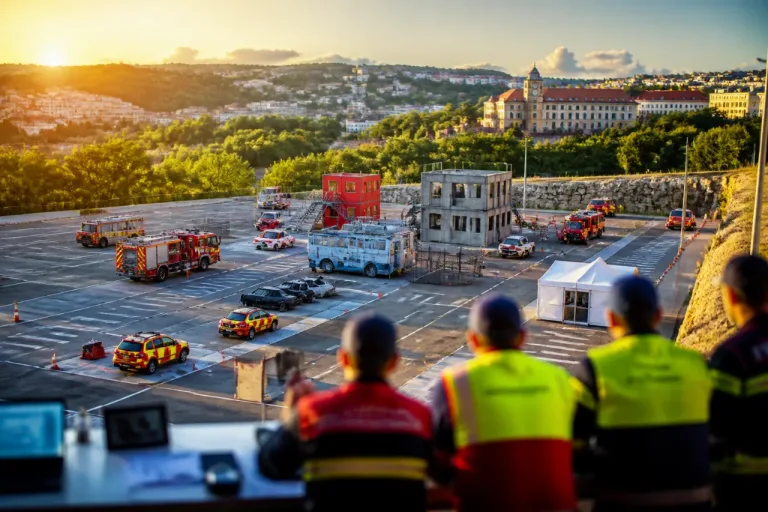 Distrito de Coimbra inaugura primeiro campo de treino específico para viaturas dos bombeiros
