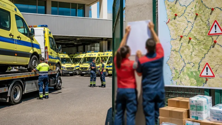 Distrito de Viseu alerta para risco de perda de ambulâncias do INEM