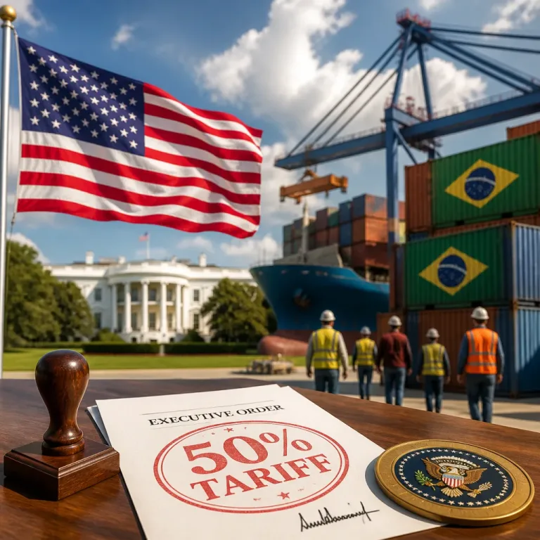 EUA prolongam tarifa de 50% ao Brasil e citam «ameaça» à economia e segurança norte-americanas