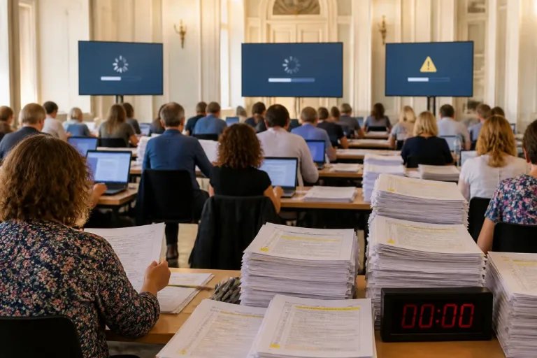 Ministro garante notas até 17 de julho e rejeita ‘alarmismo’ sobre falhas na correção digital