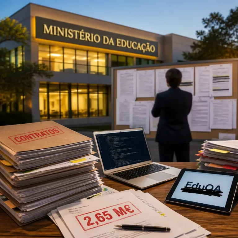 Ministério da Educação celebrou quatro contratos com a Deloitte por 2,65 milhões em 2026