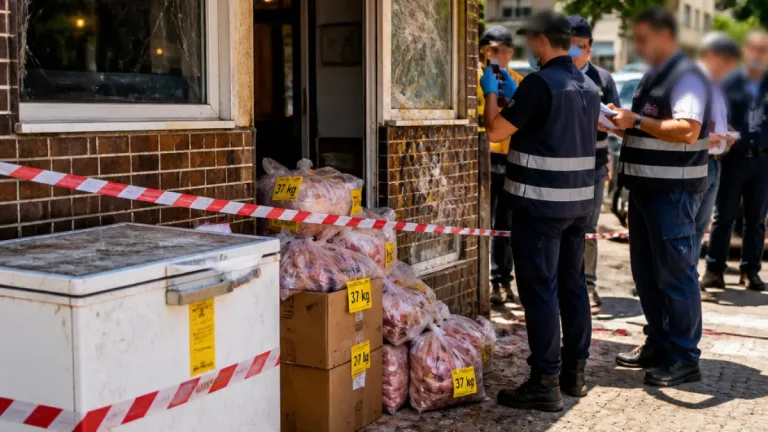 Encerramento de restaurante na Amadora após fiscalização encontra baratas e 37 kg de alimentos apreendidos