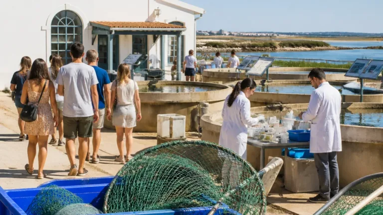 EPPO em Olhão recebe visita pública para explicar a aquacultura e a sua importância