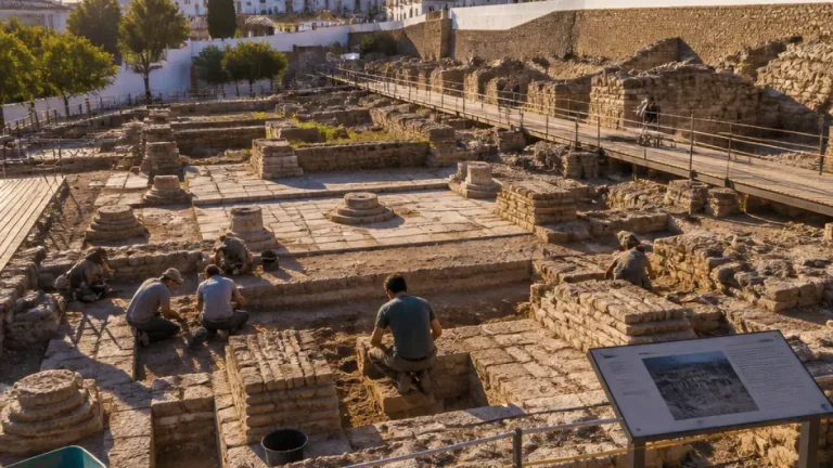 Equipa da Universidade de Coimbra prepara visitas programadas ao fórum romano de Beja