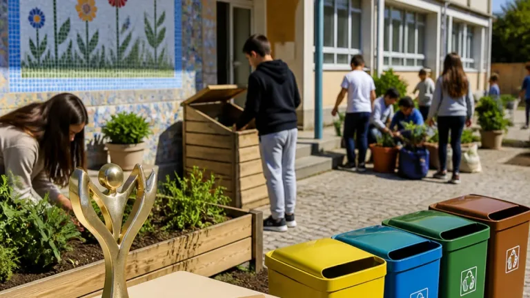 Escola Básica de Rates da Póvoa de Varzim vence prémio europeu e reforça práticas contra o desperdício