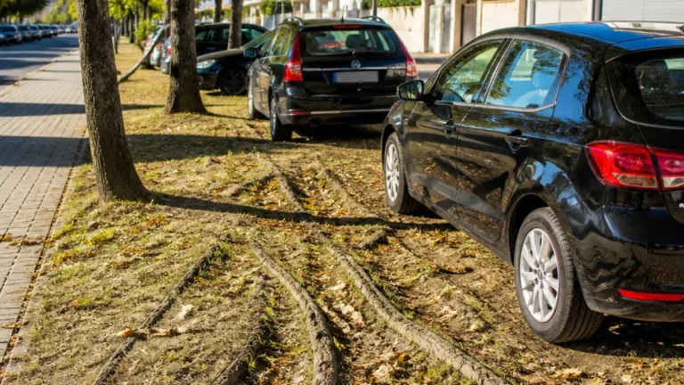 Estacionamento sobre as caldeiras preocupa moradores e põe em risco arvoredo em São Vicente, Braga