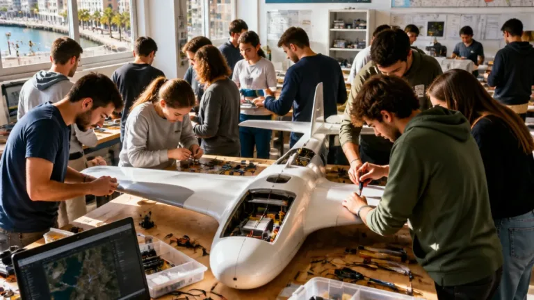 Estudantes da Universidade de Aveiro desenvolvem drone autónomo para missões humanitárias