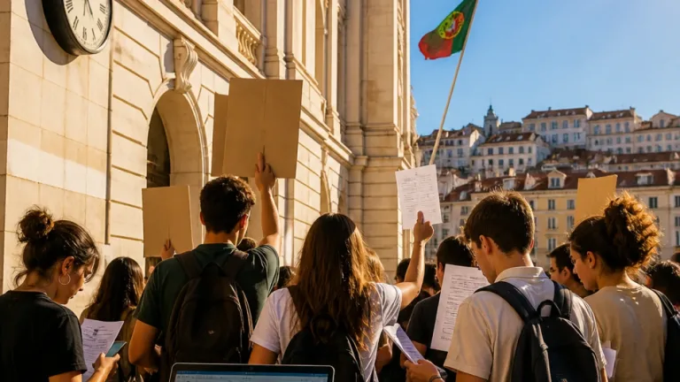 Estudantes de Lisboa alertam para riscos na transição digital da classificação dos exames