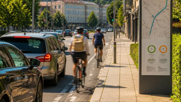 Estudo revela risco elevado em 42,9% da rede ciclável de Braga