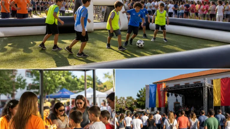 Evento na Feira de São Mateus leva futebol de rua e atividades gratuitas às crianças de Viseu