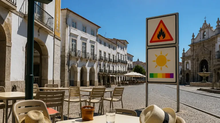 Évora com céu limpo e onda de calor: máximas até 39ºC na semana do eclipse