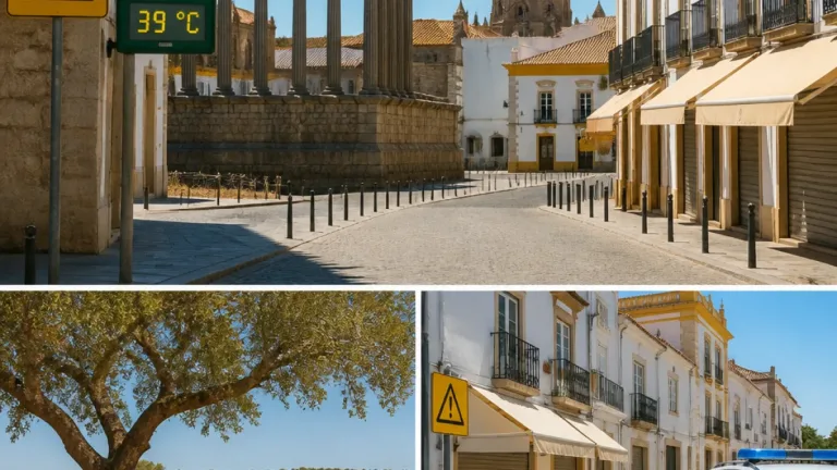 Évora expectante: aviso amarelo e risco de temperaturas até 40ºC nos próximos dias