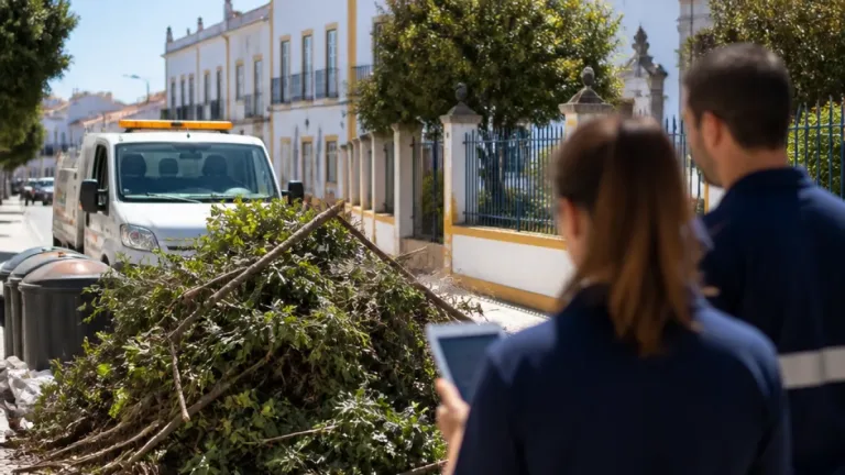 Évora: fiscalização reforçada após deposição de resíduos verdes junto a contentores